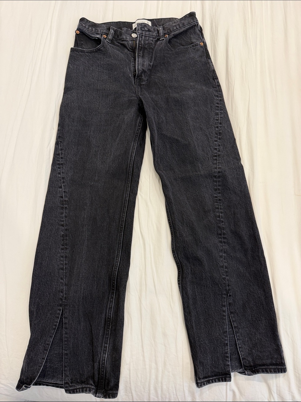 Abercrombie & Fitch Black High-Rise 90s Relaxed Jeans